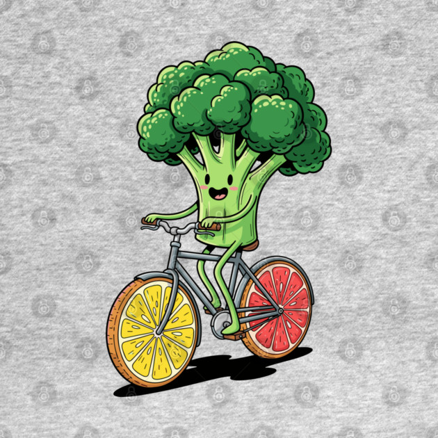 Broccoli Biking Fun by enrynz