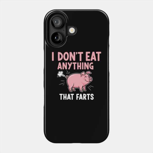 Funny Pig Fart Meme Phone Case by enrynz