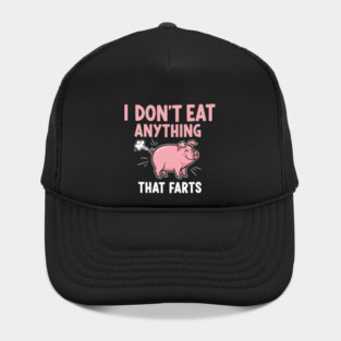 Funny Pig Fart Meme Hat