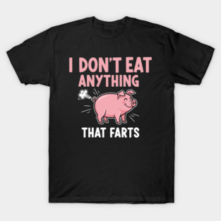 Funny Pig Fart Meme T-Shirt