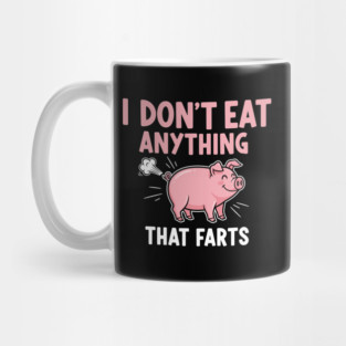 Funny Pig Fart Meme Mug