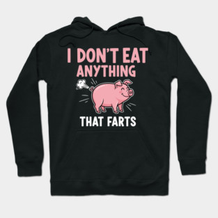 Funny Pig Fart Meme Hoodie