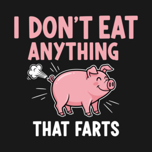 Funny Pig Fart Meme T-Shirt