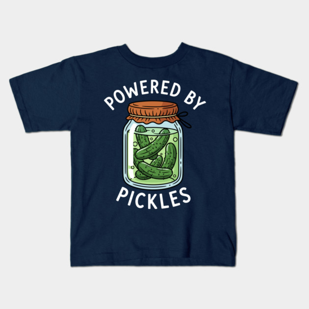 Powered By Pickle Kids T-Shirt by enrynz