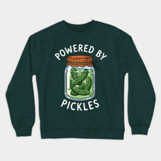 Powered By Pickle Crewneck Sweatshirt