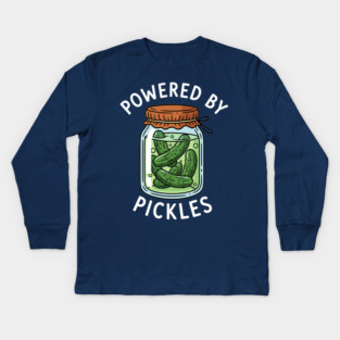 Powered By Pickle Kids Long Sleeve T-Shirt