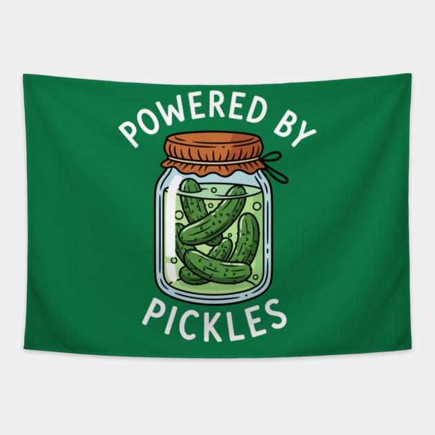 Powered By Pickle Tapestry by enrynz