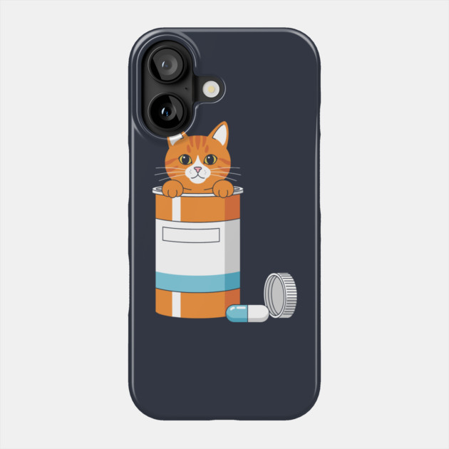Anti-Depressant Cat Phone Case by enrynz