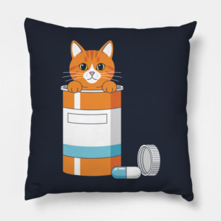 Anti-Depressant Cat Pillow