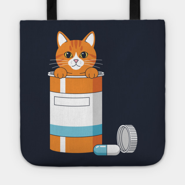 Anti-Depressant Cat Tote by enrynz