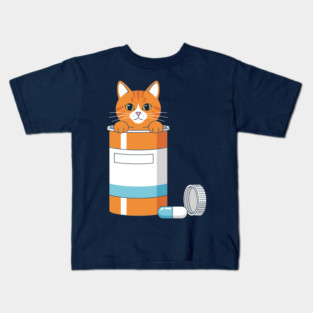 Anti-Depressant Cat Kids T-Shirt