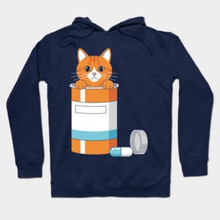 Anti-Depressant Cat Hoodie
