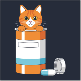 Anti-Depressant Cat Posters and Art