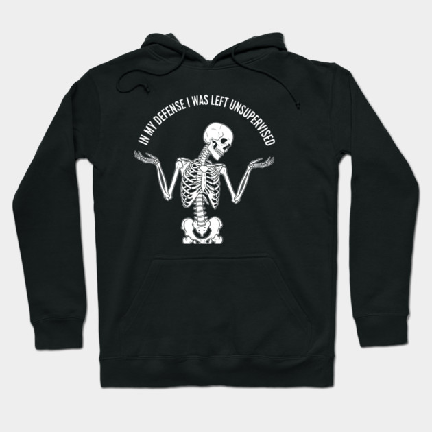 Skeleton's Sarcastic Excuse Hoodie by enrynz