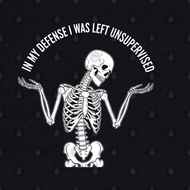 Skeleton's Sarcastic Excuse by enrynz