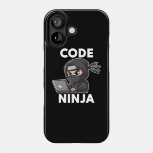 Code Ninja: Cute Programmer Bug Slayer Phone Case