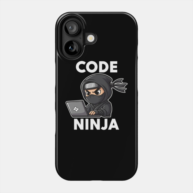 Code Ninja: Cute Programmer Bug Slayer Phone Case by enrynz