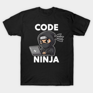 Code Ninja: Cute Programmer Bug Slayer T-Shirt