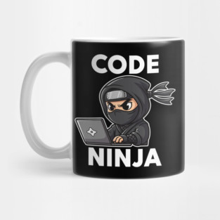Code Ninja: Cute Programmer Bug Slayer Mug