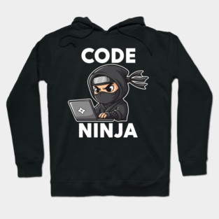 Code Ninja: Cute Programmer Bug Slayer Hoodie