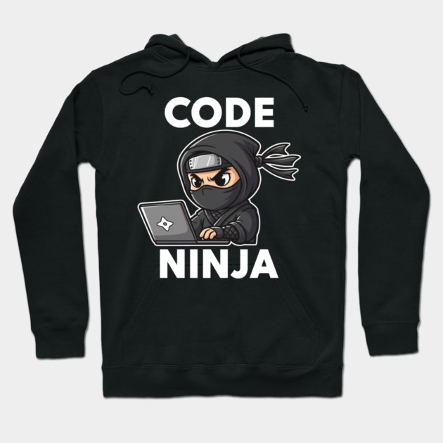 Code Ninja: Cute Programmer Bug Slayer Hoodie by enrynz