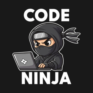 Code Ninja: Cute Programmer Bug Slayer T-Shirt
