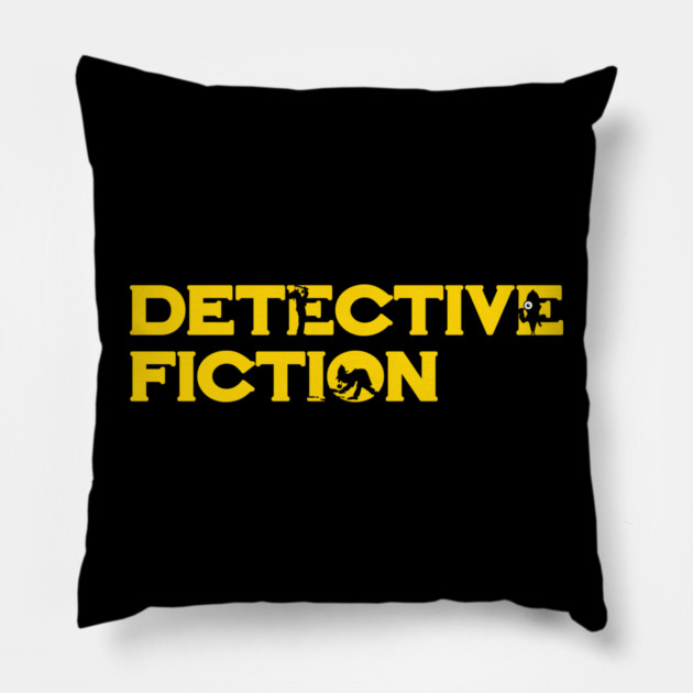 Detective Fiction Genre Lover Pillow by H. R. Sinclair