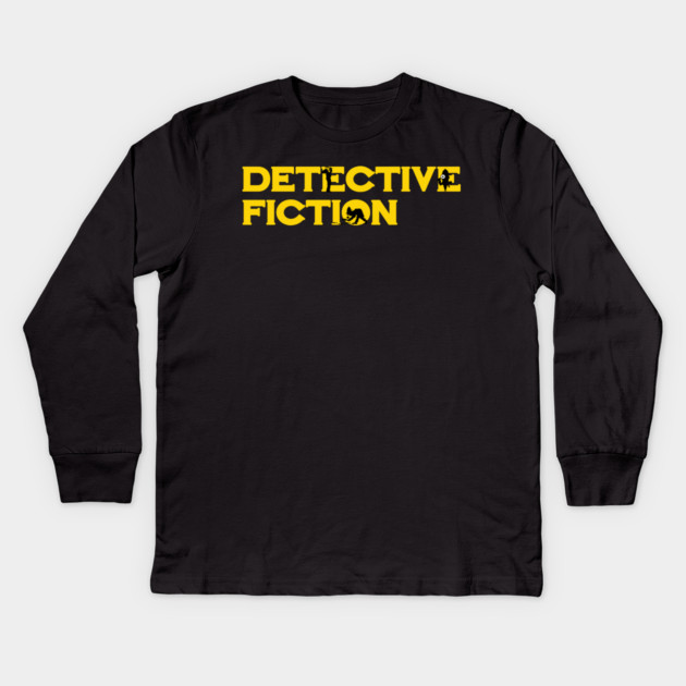 Detective Fiction Genre Lover Kids Long Sleeve T-Shirt by H. R. Sinclair