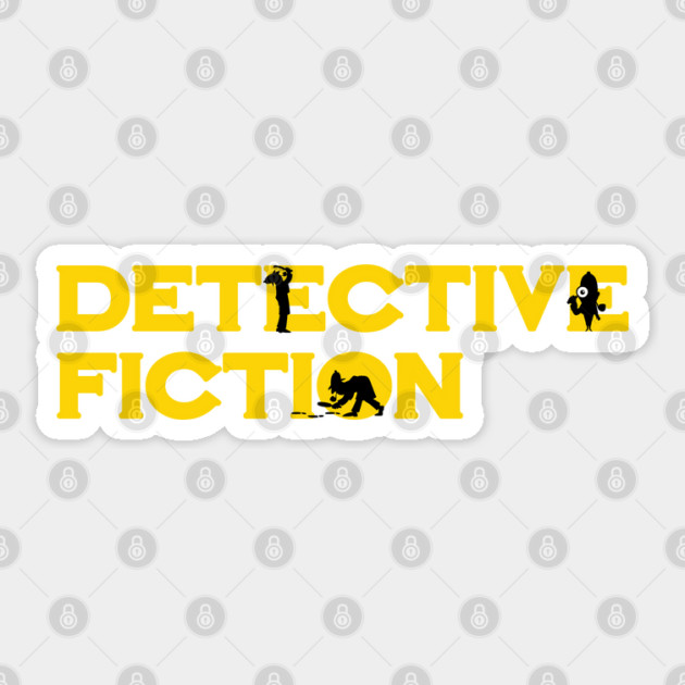 Detective Fiction Genre Lover Sticker by H. R. Sinclair