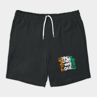 Funny Ivory Coast Nothing Scares Me My Wife Is Ivorian Shorts