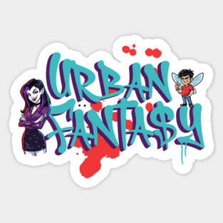 Urban Fantasy Genre Lover Sticker