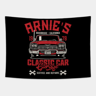 Arnie's Garage Tapestry