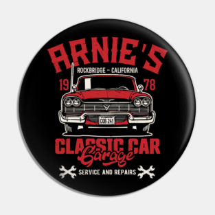 Arnie's Garage Pin