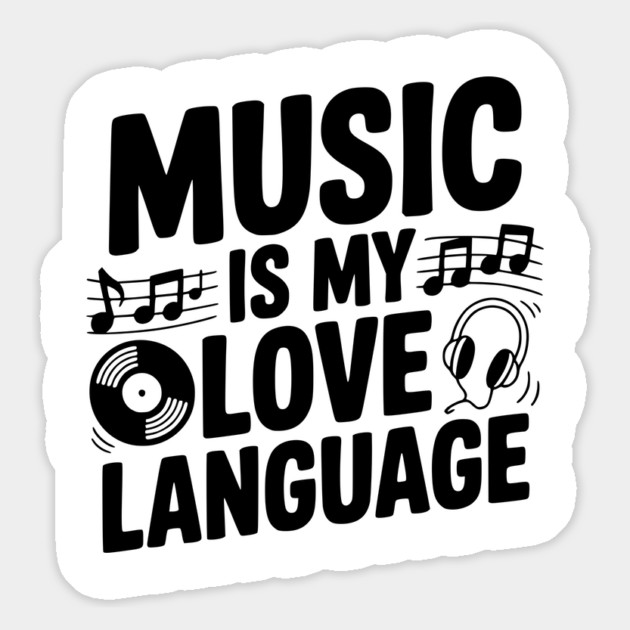 Music is my Love Language Magnet by Frank Ring