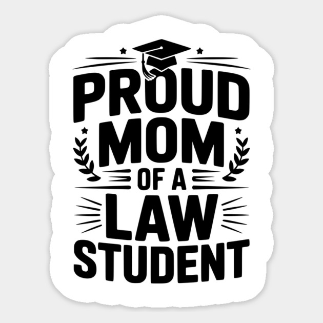 Proud Mom of a Law Student Magnet by Frank Ring