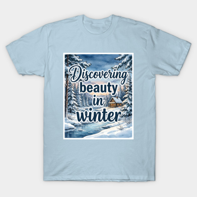 Winter Serenity in Snowy Landscapes T-Shirt by Creatifly Graphic Tees