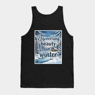 Winter Serenity in Snowy Landscapes Tank Top