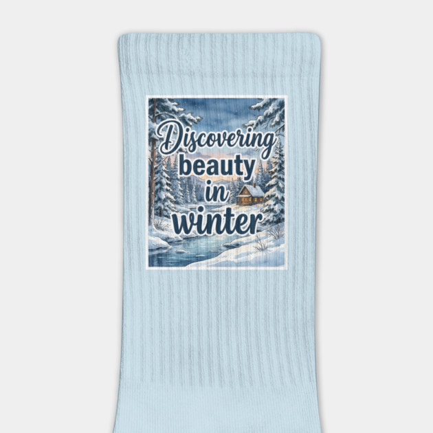 Winter Serenity in Snowy Landscapes by Creatifly Graphic Tees