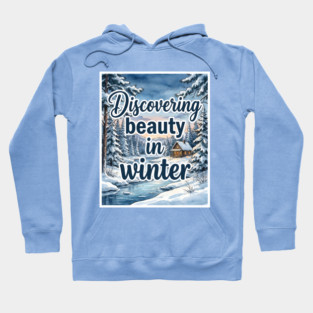 Winter Serenity in Snowy Landscapes Hoodie