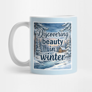Winter Serenity in Snowy Landscapes Mug