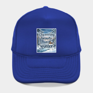 Winter Serenity in Snowy Landscapes Hat
