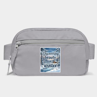 Winter Serenity in Snowy Landscapes Bag