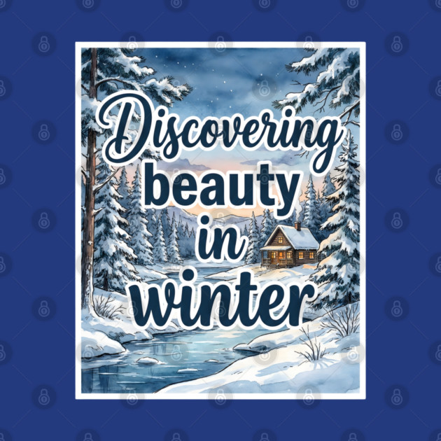 Winter Serenity in Snowy Landscapes by Creatifly Graphic Tees