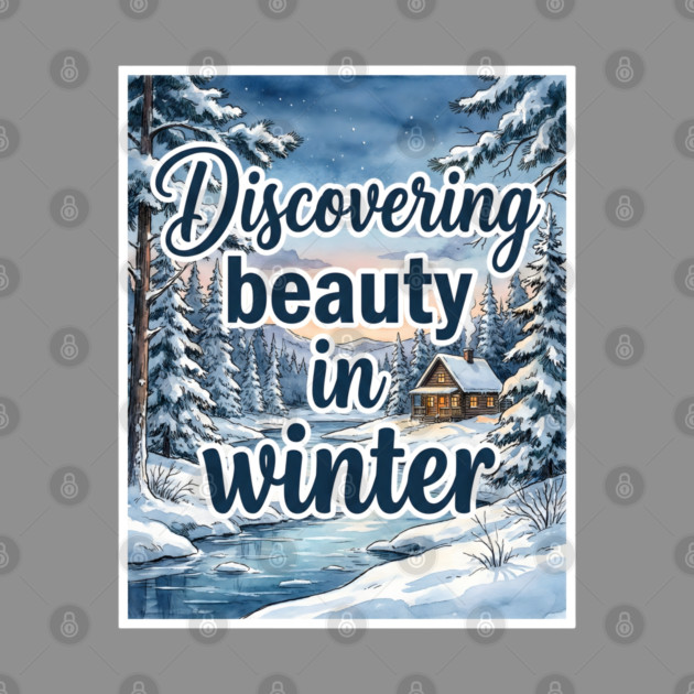 Winter Serenity in Snowy Landscapes by Creatifly Graphic Tees