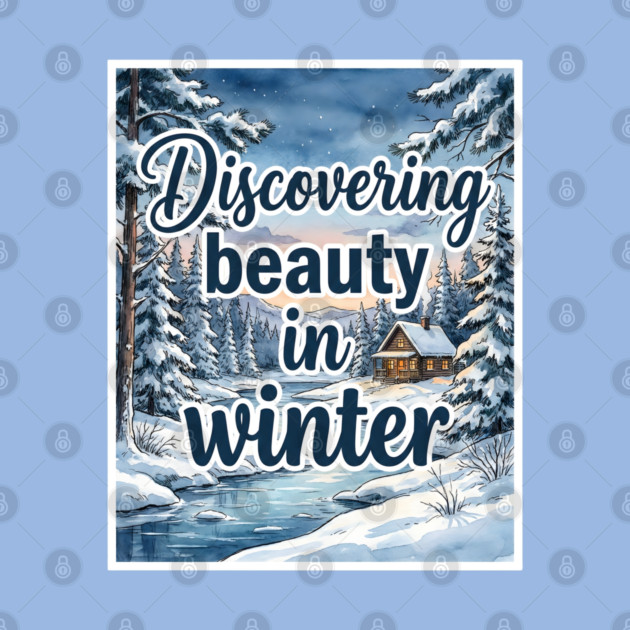 Winter Serenity in Snowy Landscapes by Creatifly Graphic Tees