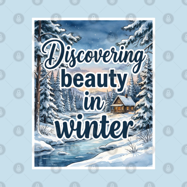 Winter Serenity in Snowy Landscapes by Creatifly Graphic Tees