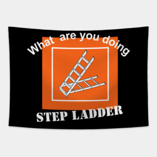 What are you doing Step Ladder Tapestry