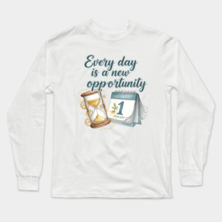 A New Day A New Opportunity Long Sleeve T-Shirt