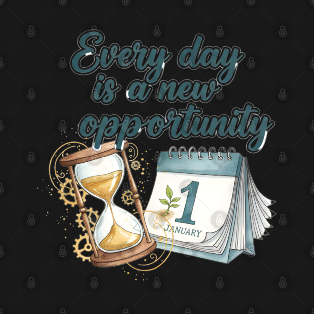 A New Day A New Opportunity by Creatifly Graphic Tees
