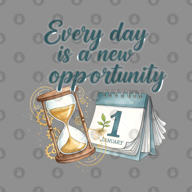 A New Day A New Opportunity by Creatifly Graphic Tees